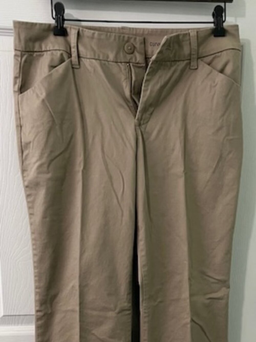 Khaki Riders by Lee Curvy Trouser Pants for Women
